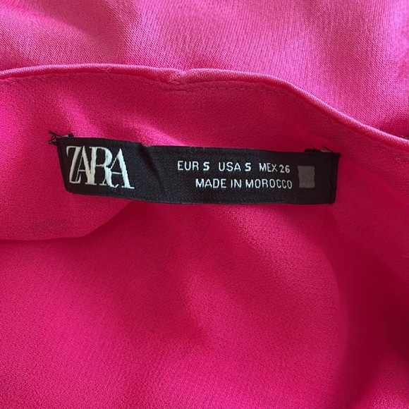 zara satin effect halter top - Picture 4 of 6